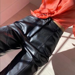 Aritzia- Wilfred Rebel Vegan Leather Pants
